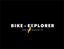 Tablet Screenshot of bike-explorer.ch
